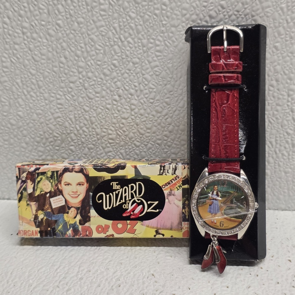 The Wizard of Oz Commemorative Edition Watch With Red Ruby Slipper Charm